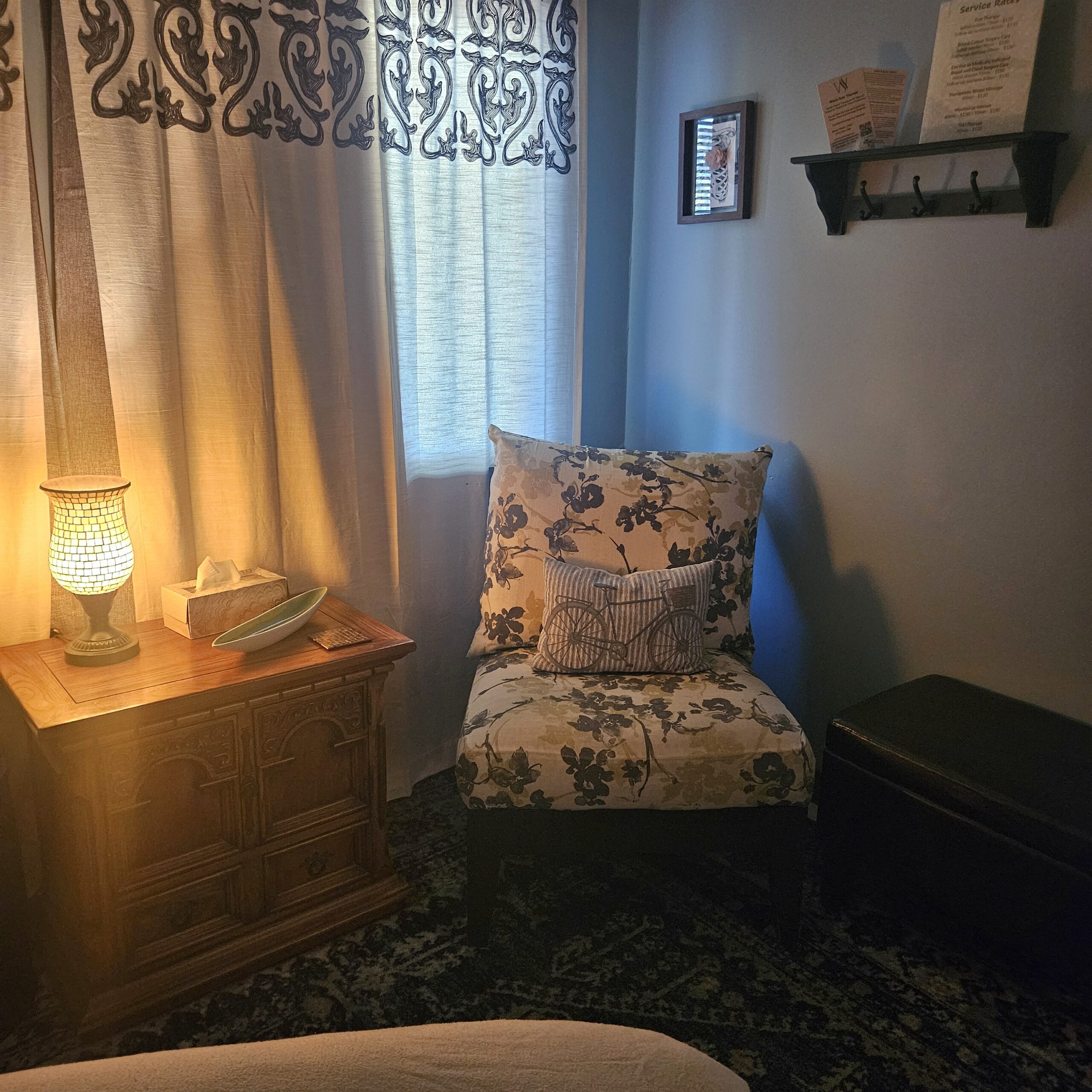 Welch Scar Therapy interior office in Wilmington, NC.